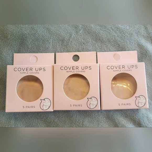 COVER UPS: NIPPLE COVER IN LATTE 3 BUNDLE SPECIAL NIB - Picture 1 of 5